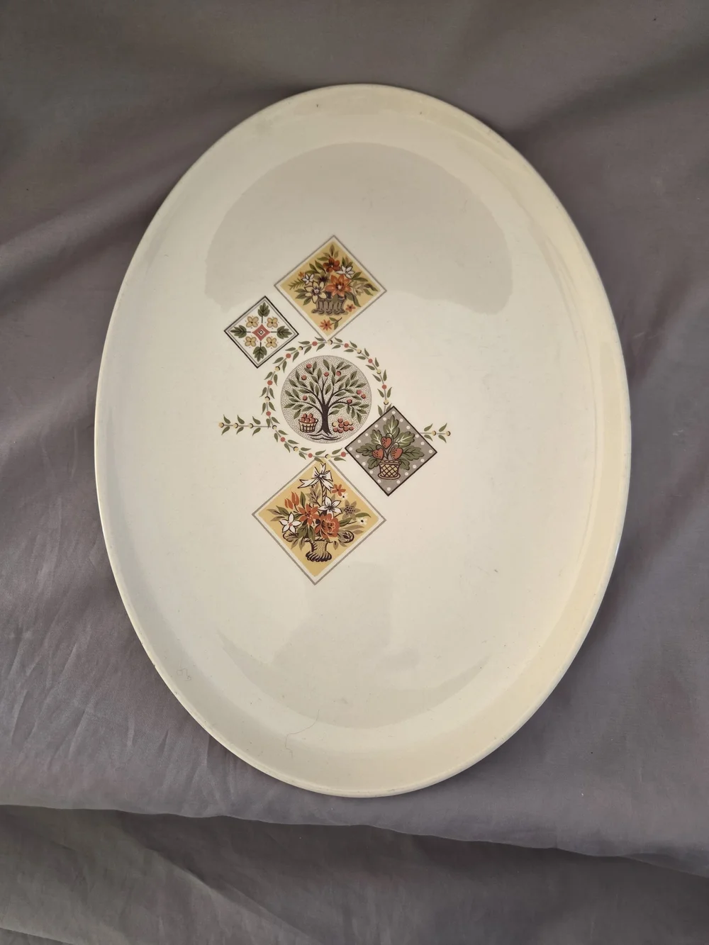 Vintage Ceramic Serving Platter